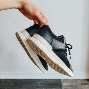Everlane The Trainer in Black Leather & Suede Size W8.5